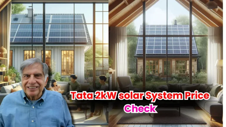 Tata 2KW Solar System cheak Price